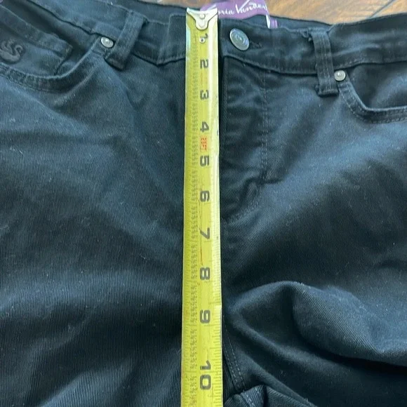 Bundle Jeans Pants denim blue Liz Clairborne black Gloria Vanderbilt Amanda 8p - Picture 5 of 16